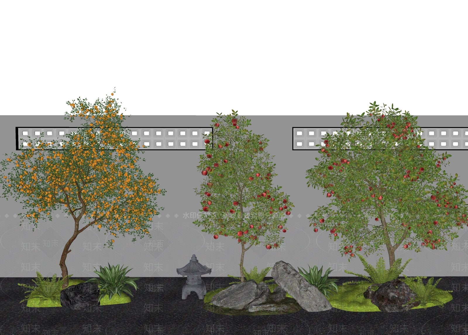 乔木SU模型下载【ID:1187305295】