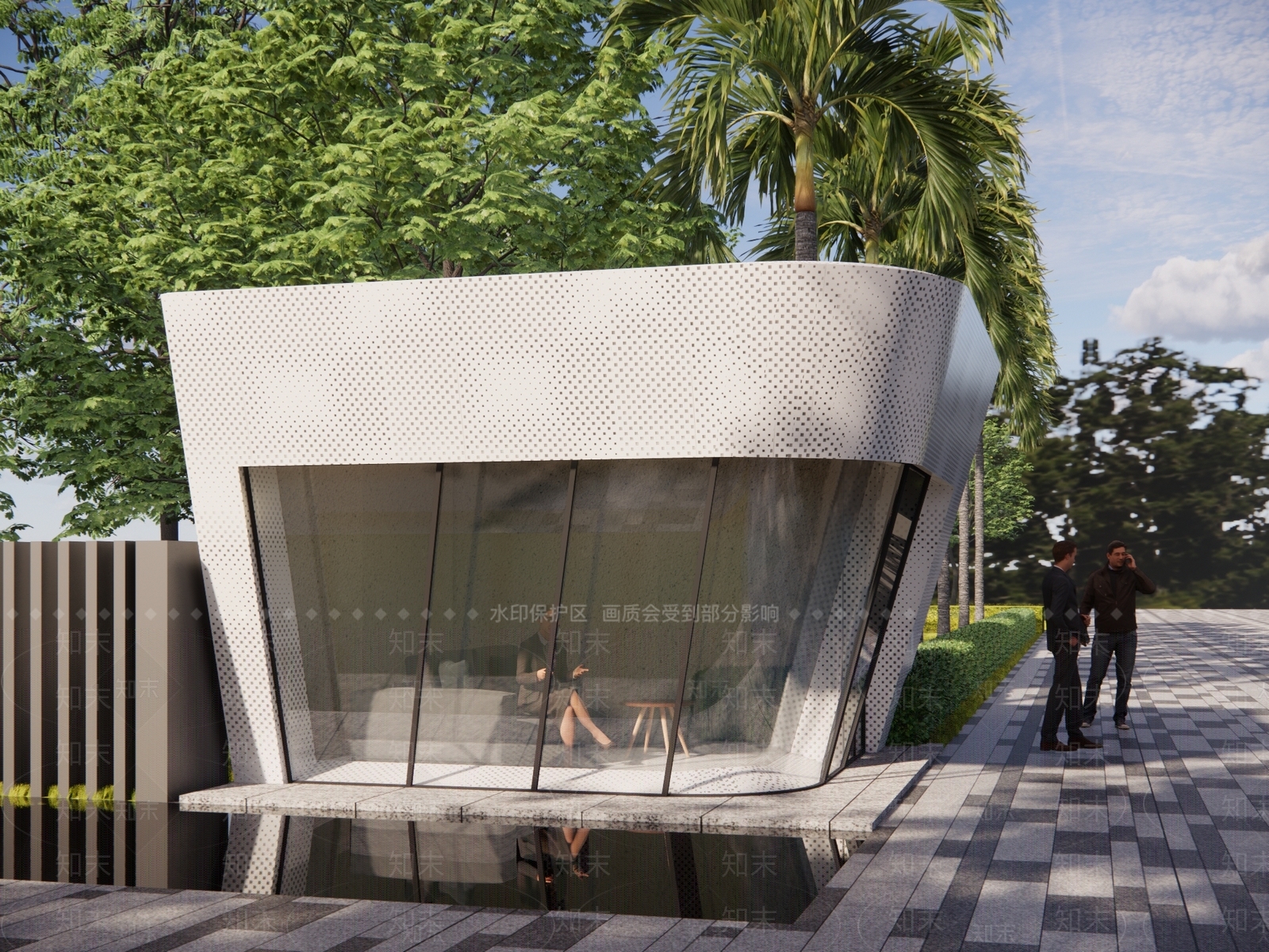 现代小公建SU模型下载【ID:1187309514】