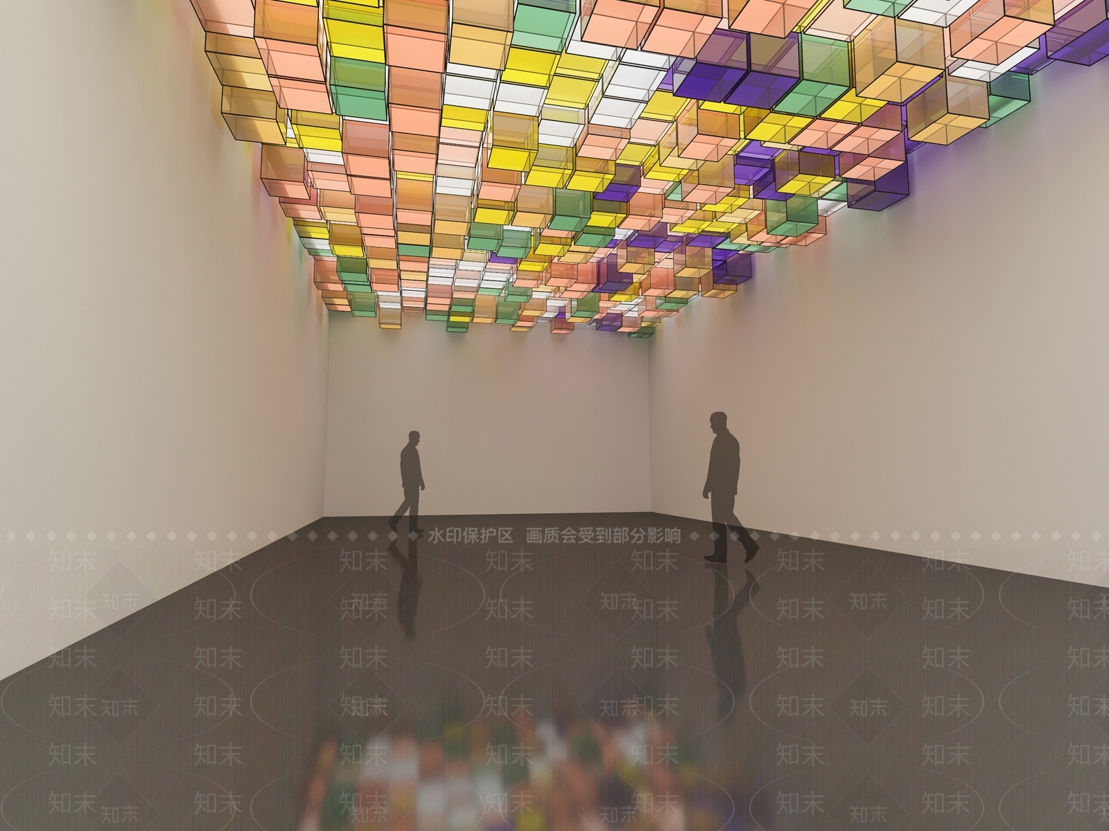 现代吊顶SU模型下载【ID:1187310503】