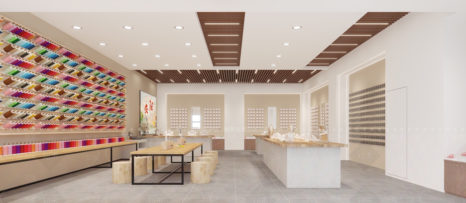 新中式现代其他商业空间3D模型下载【ID:1187314830】