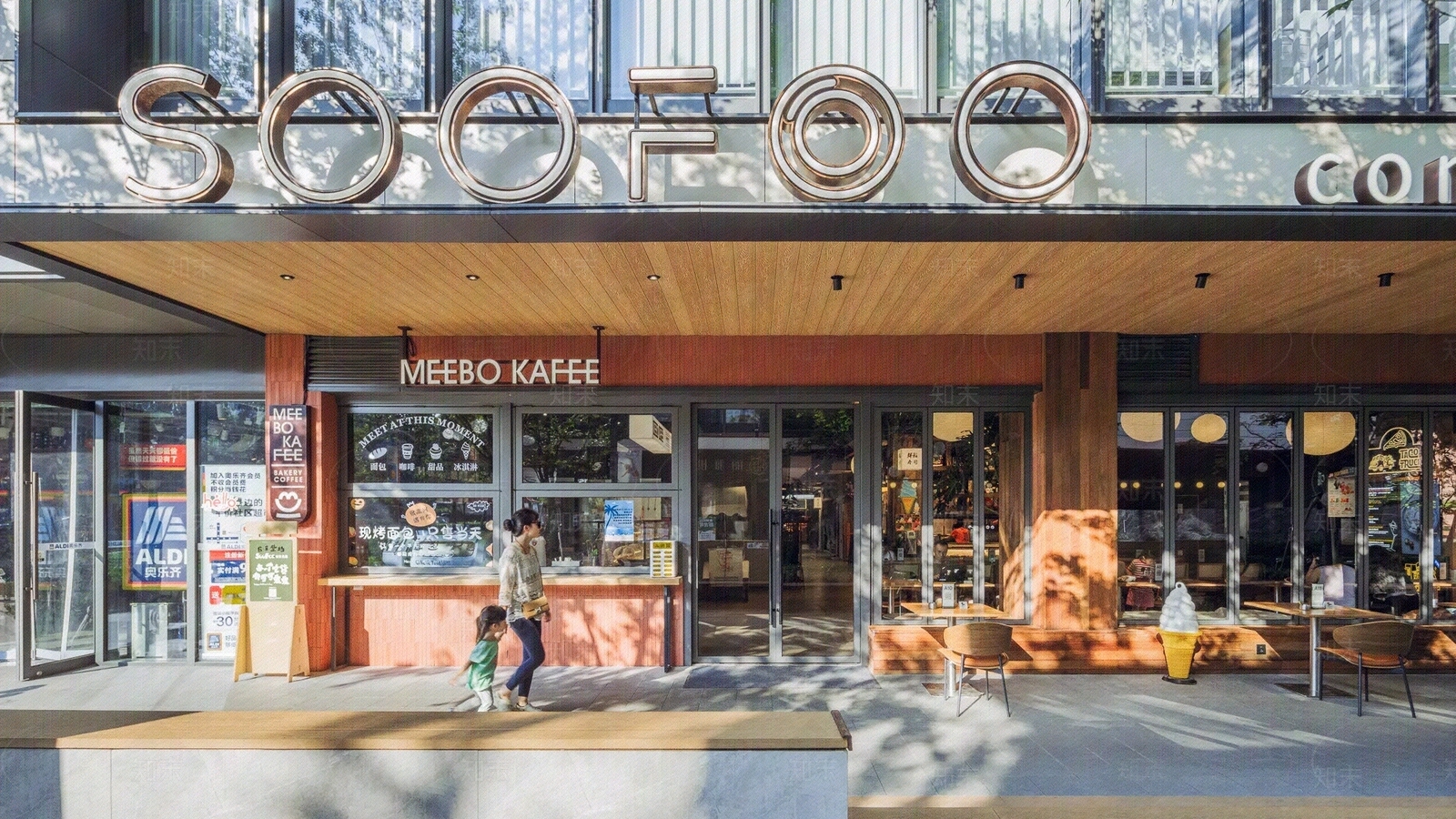 现代街道外景贴图下载【ID:1187319350】