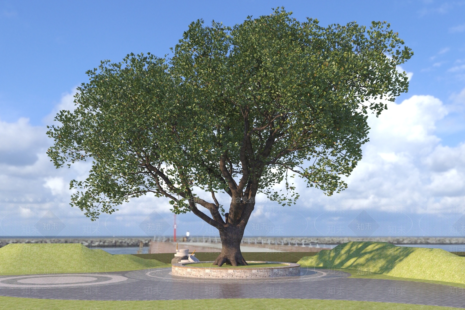 乔木3D模型下载【ID:1187320270】
