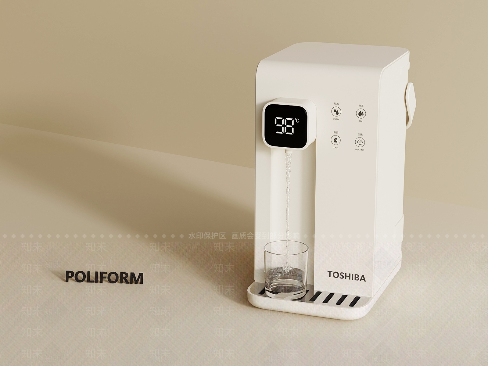 饮水机3D模型下载【ID:1187322009】