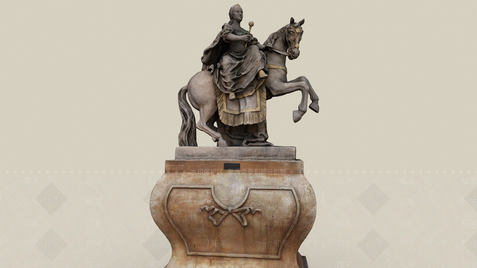 现代雕塑摆件3D模型下载【ID:1187324752】