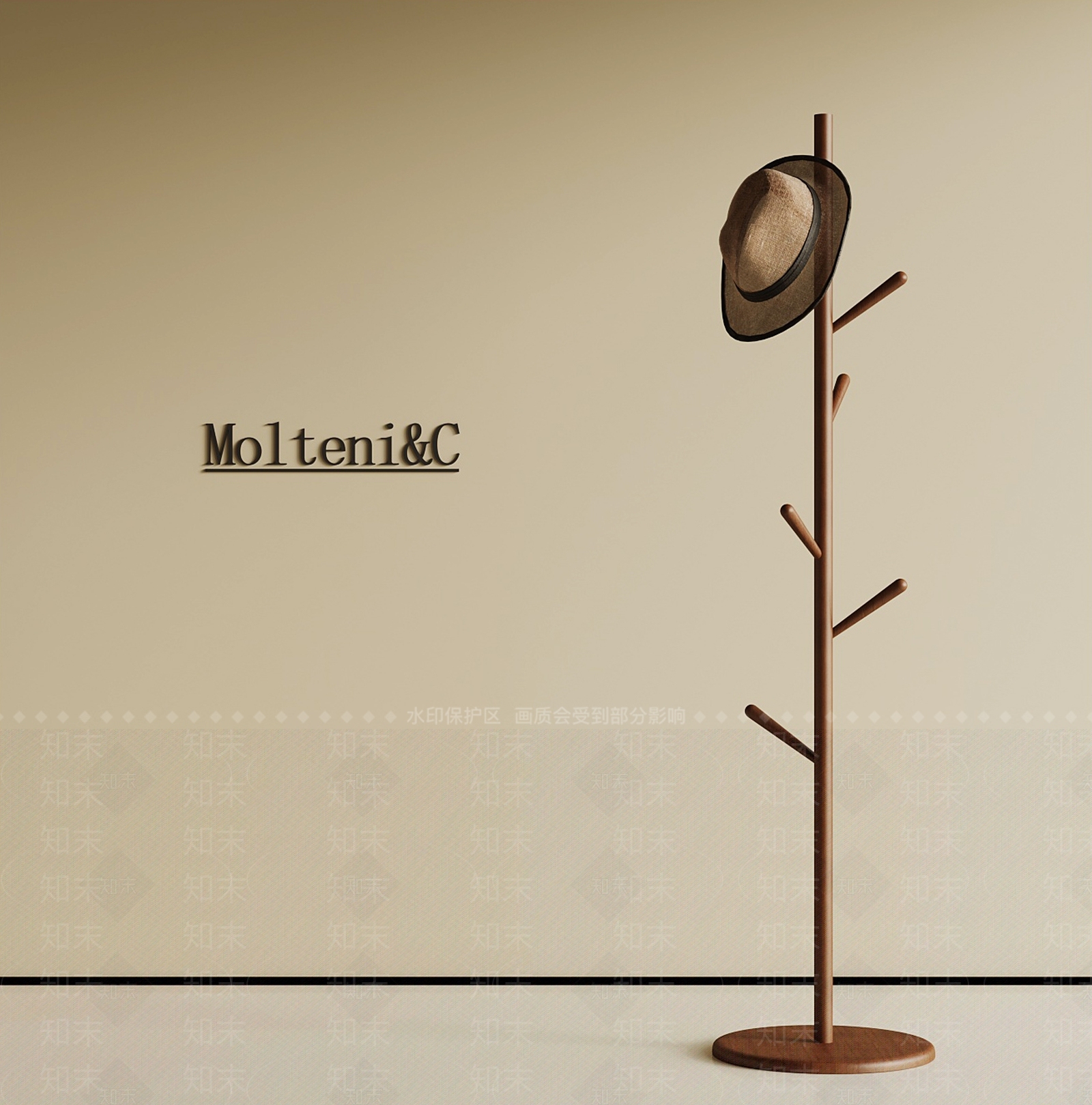 晾衣架SU模型下载【ID:1187324855】