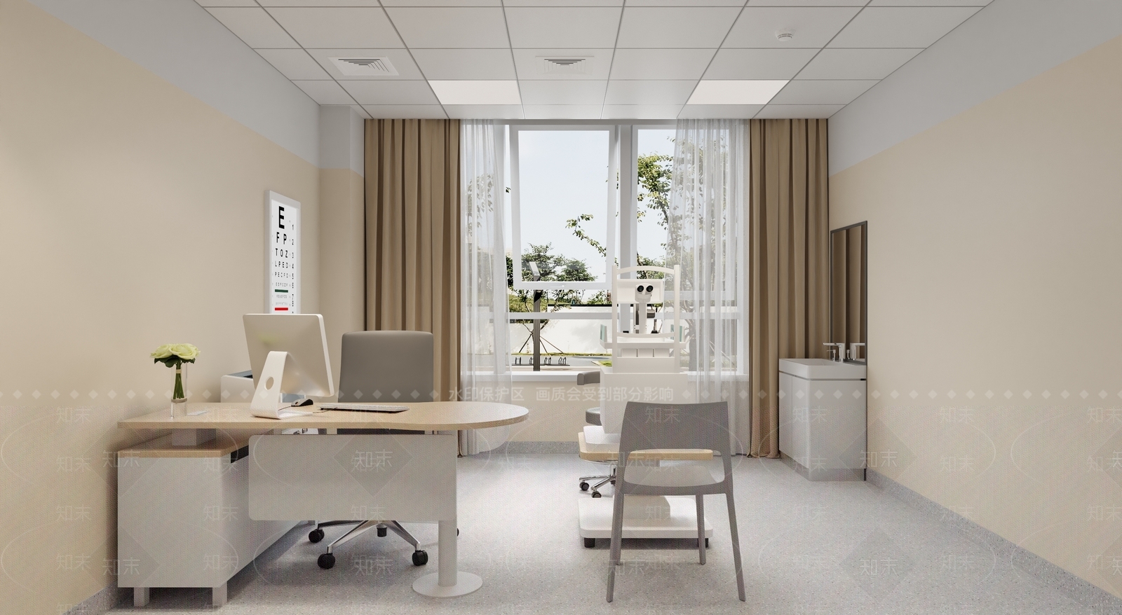 现代医院3D模型下载【ID:1187328705】