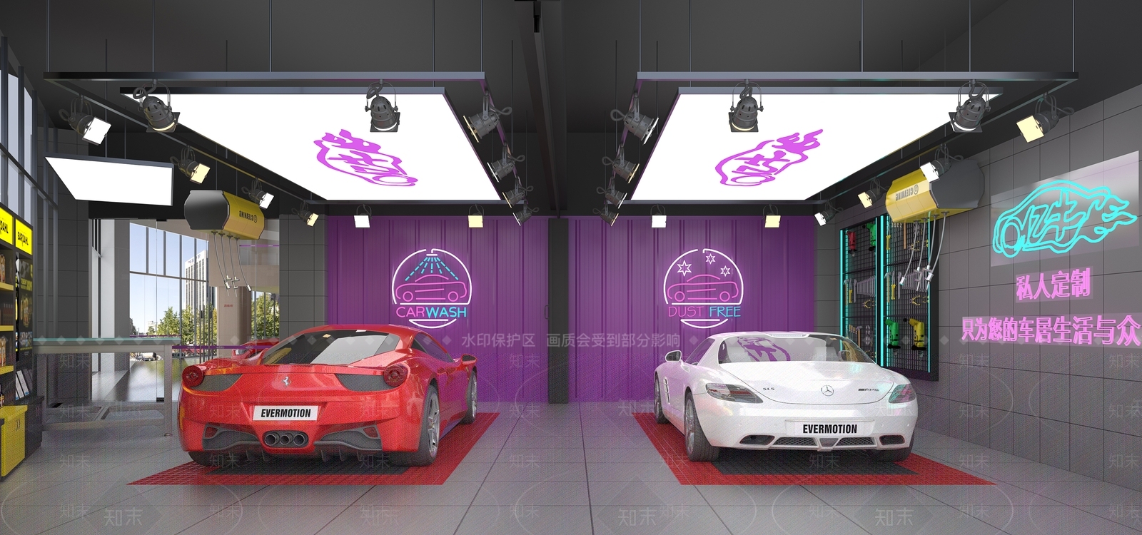 现代简约其他商业空间3D模型下载【ID:1187339199】