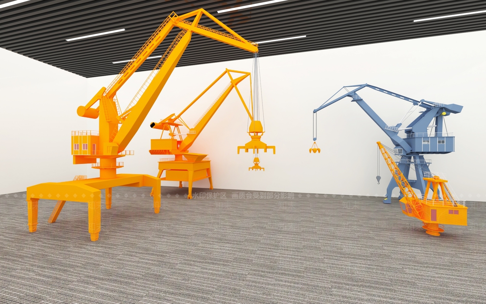 公用器材3D模型下载【ID:1187345261】
