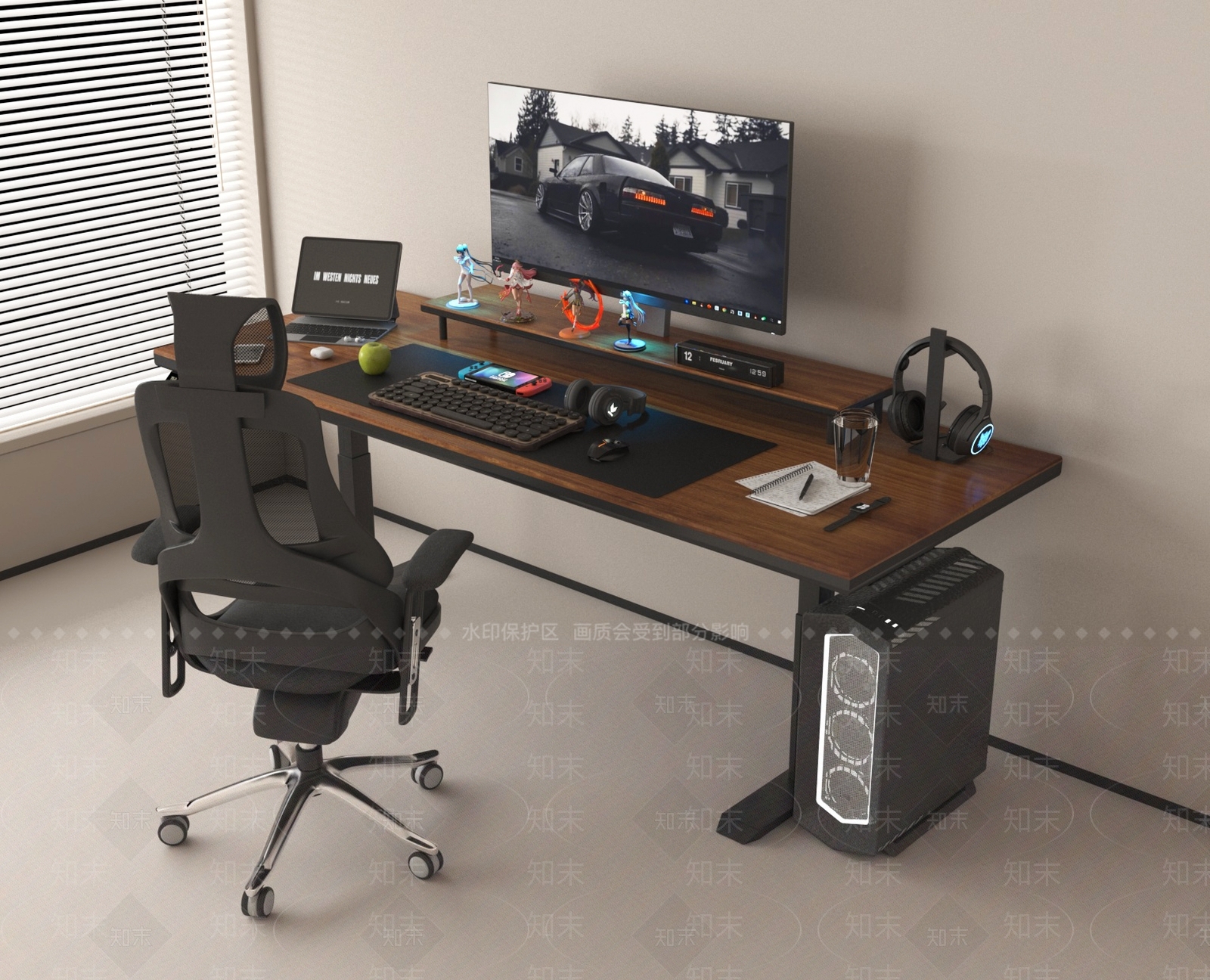 现代其他桌子3D模型下载【ID:1187348212】