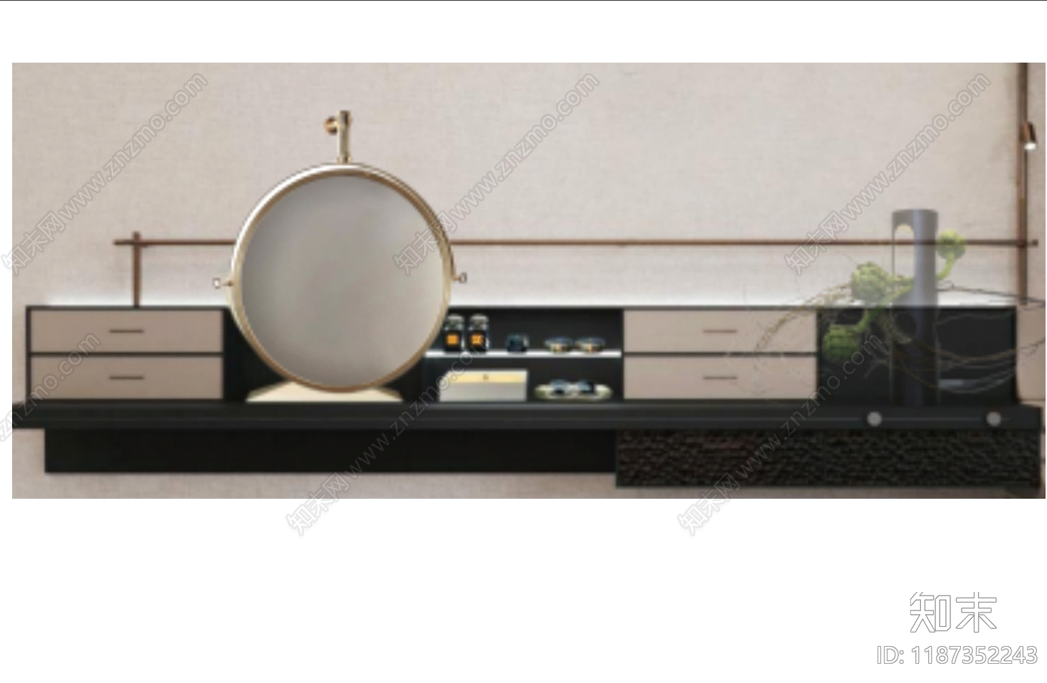 意式柜子施工图下载【ID:1187352243】