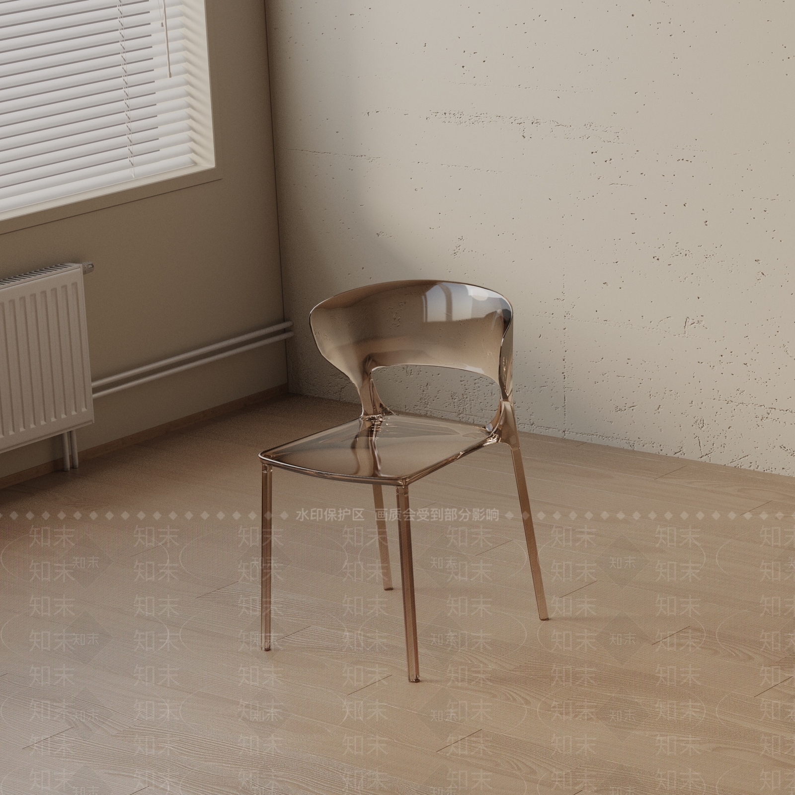 现代餐椅3D模型下载【ID:1187366784】