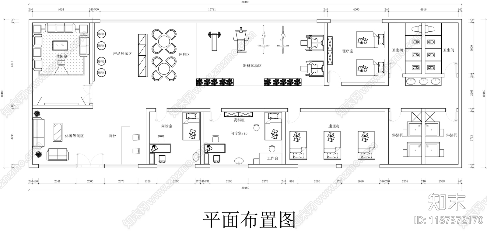 现代其他休闲娱乐空间施工图下载【ID:1187372170】