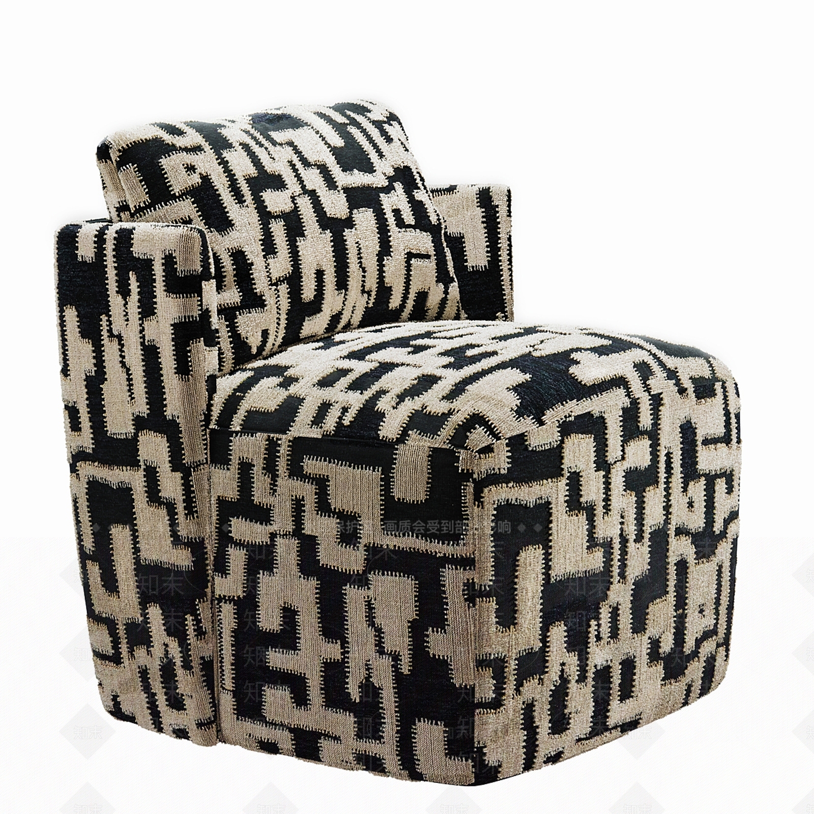 现代意式休闲椅3D模型下载【ID:1187381226】