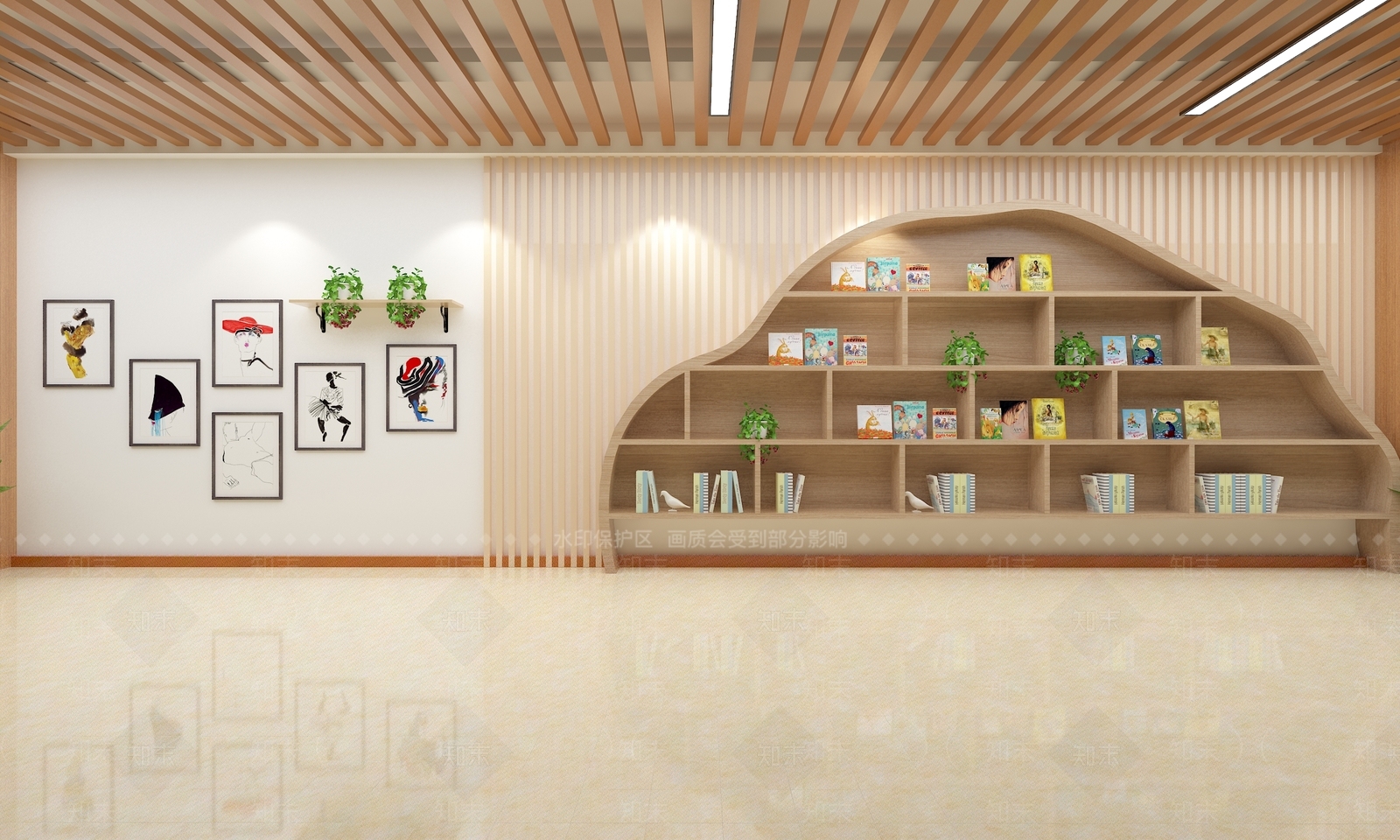 现代幼儿园3D模型下载【ID:1187391896】