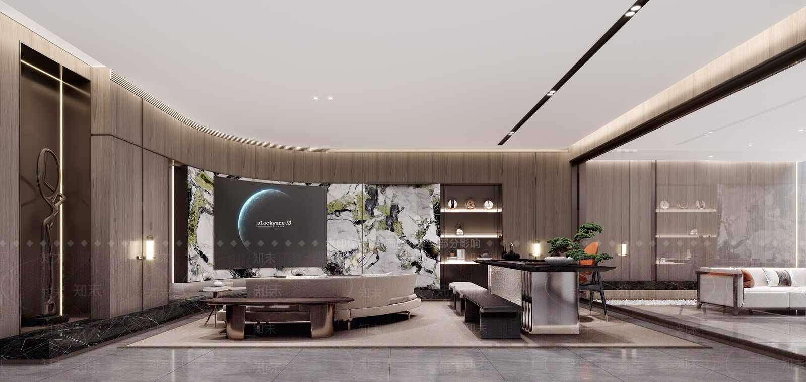 新中式茶室3D模型下载【ID:1187393862】