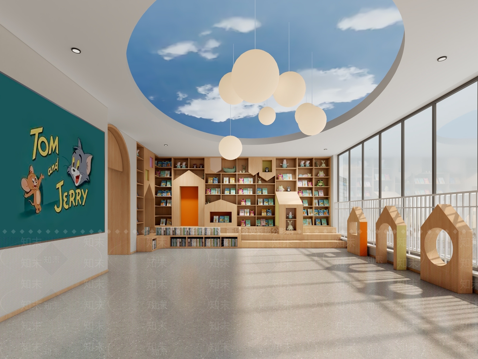 现代幼儿园3D模型下载【ID:1187401127】