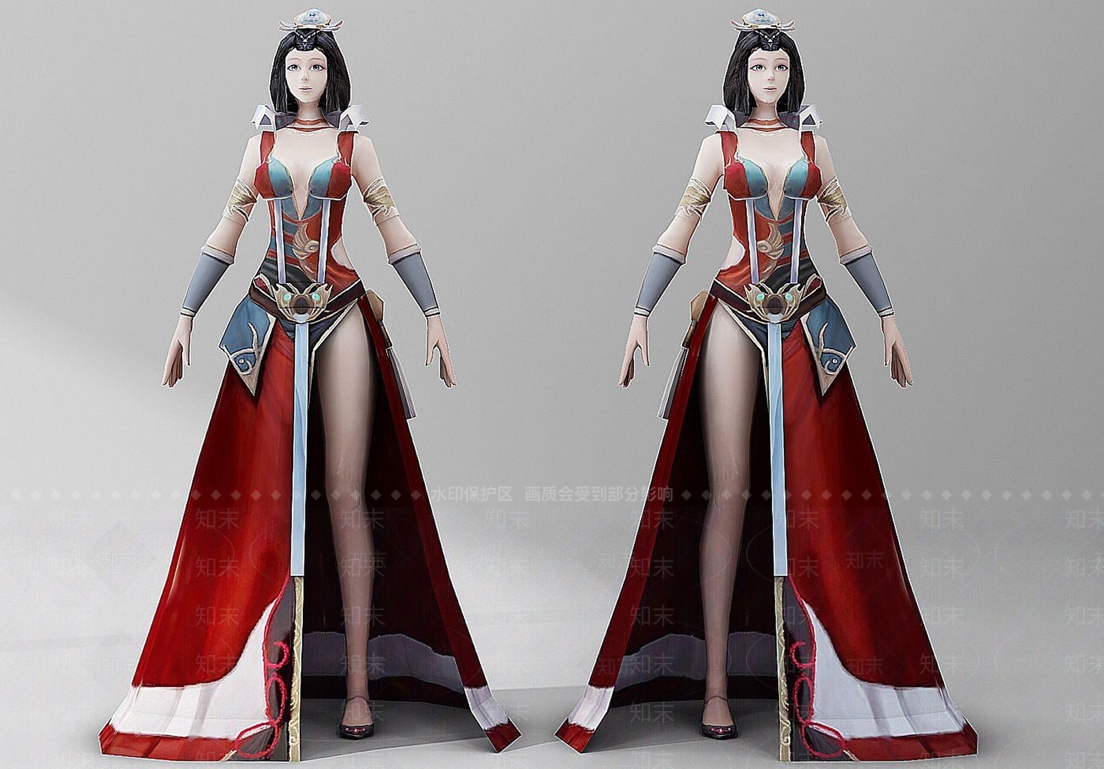现代虚拟人物3D模型下载【ID:1187451107】