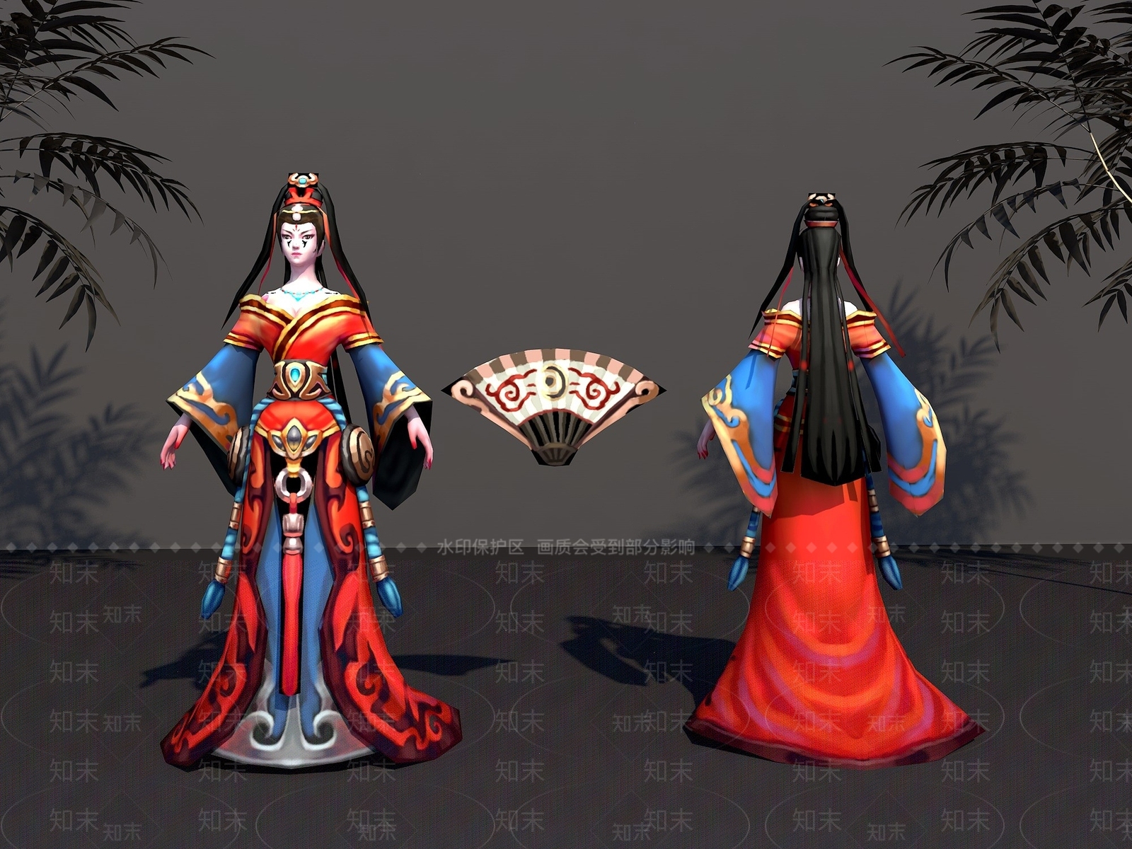 现代虚拟人物3D模型下载【ID:1187451946】