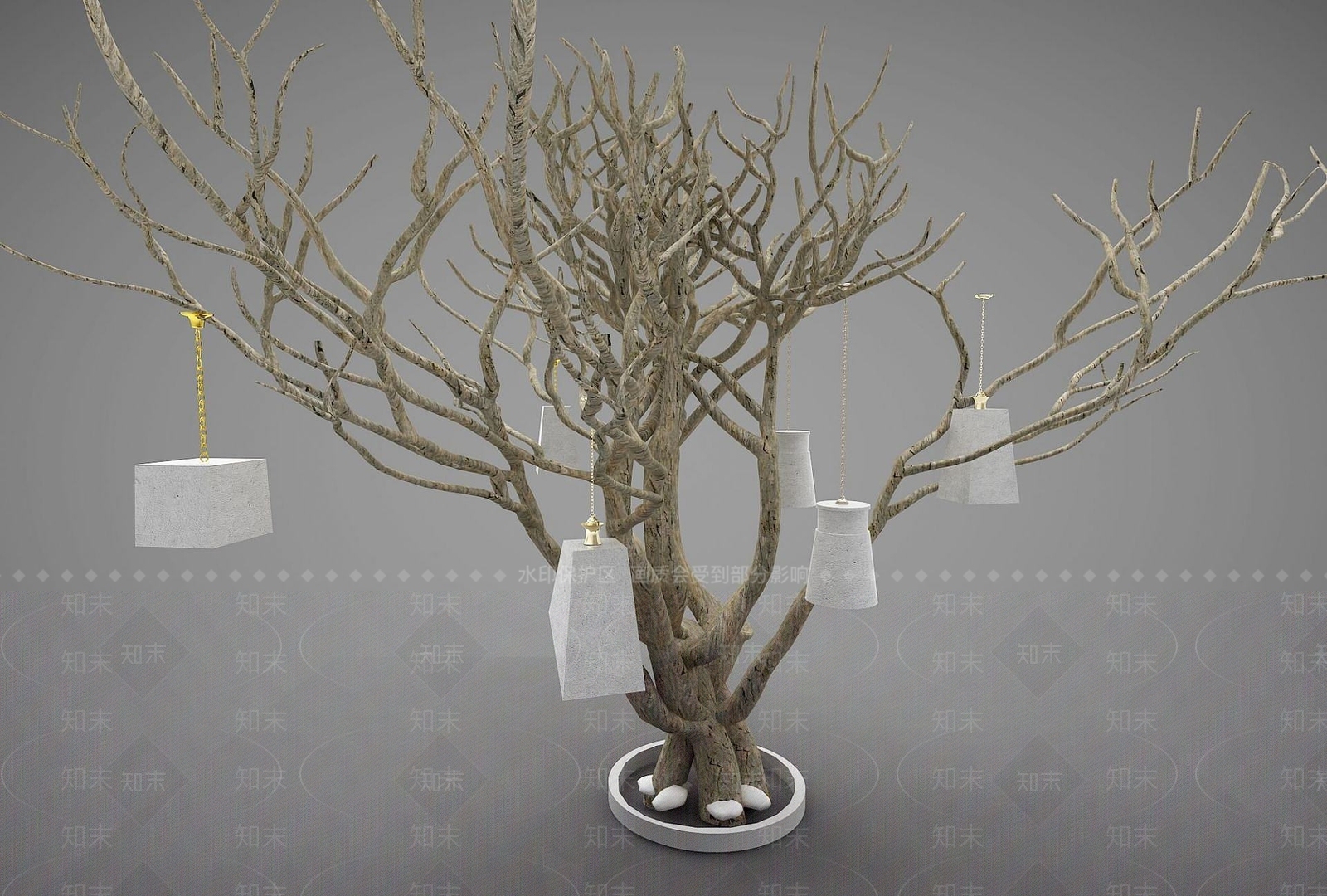 现代办公桌3D模型下载【ID:1187406210】