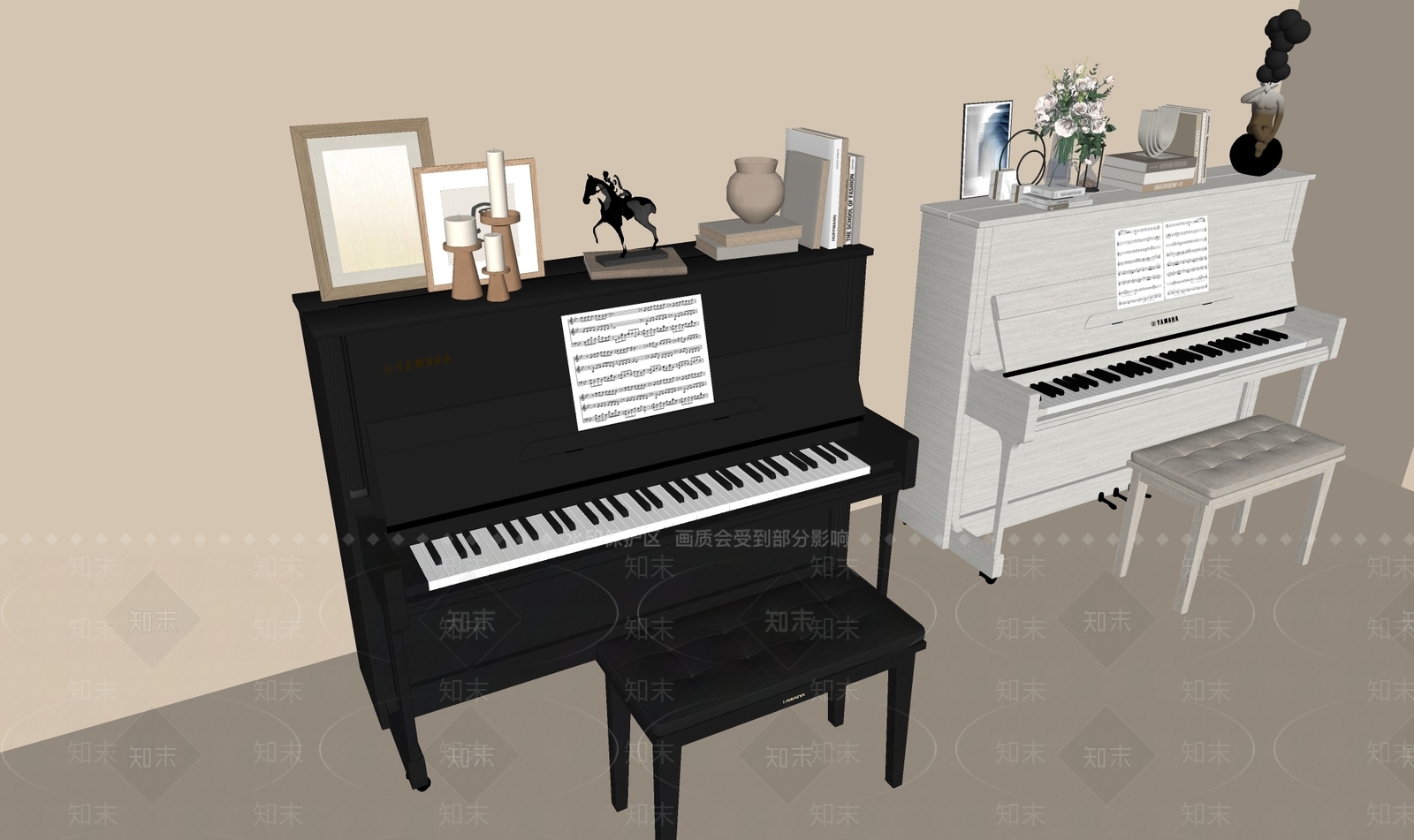 乐器SU模型下载【ID:1187412023】