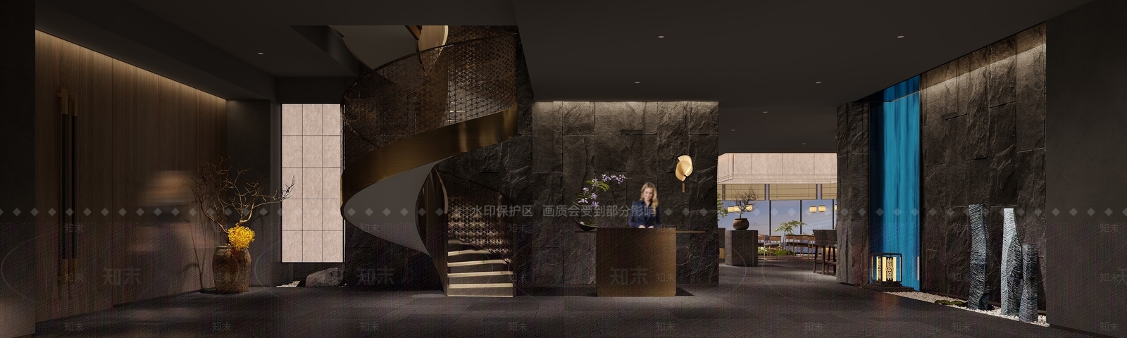 日式日料店3D模型下载【ID:1187415702】