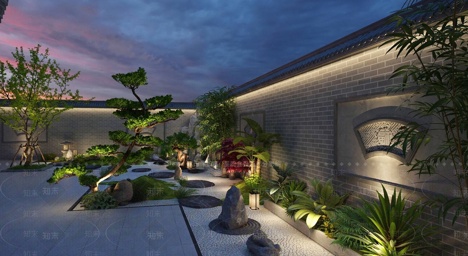 中式古建3D模型下载【ID:1187426677】