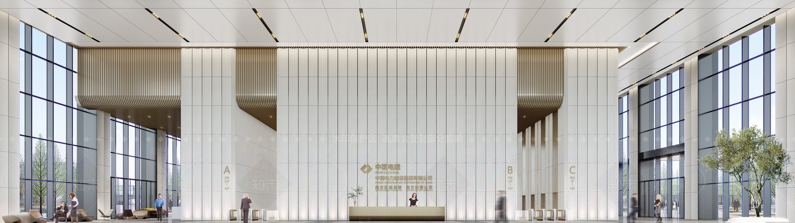 现代售楼处3D模型下载【ID:1215042459】