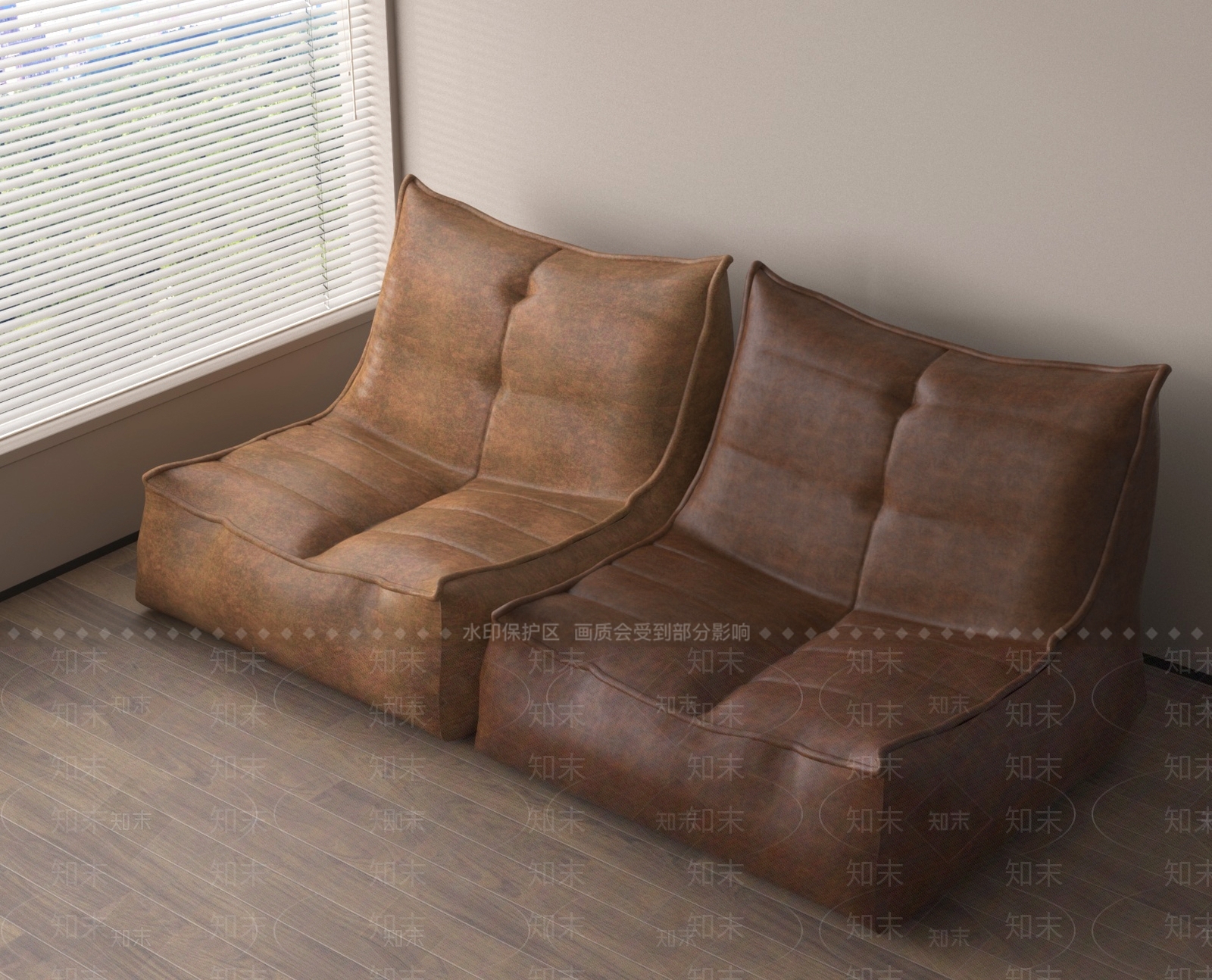 中古懒人沙发3D模型下载【ID:1187428133】