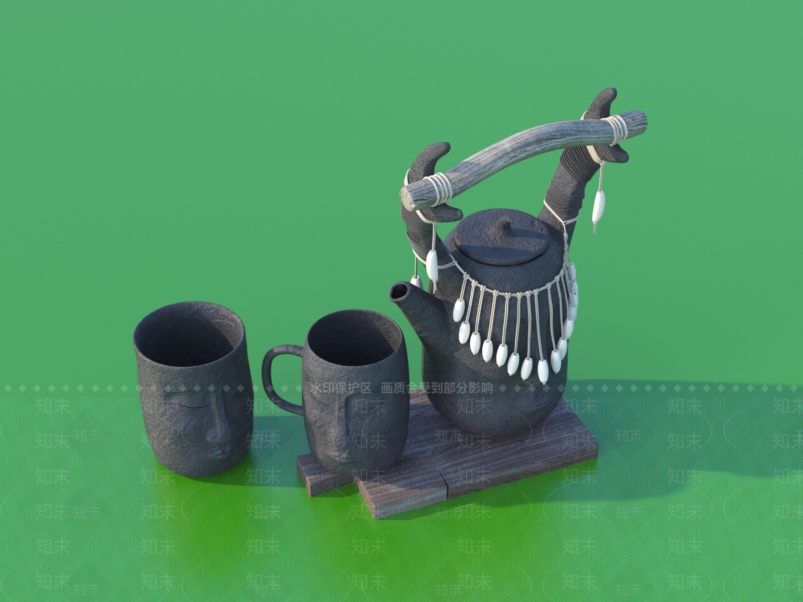 厨房用品3D模型下载【ID:1187432002】