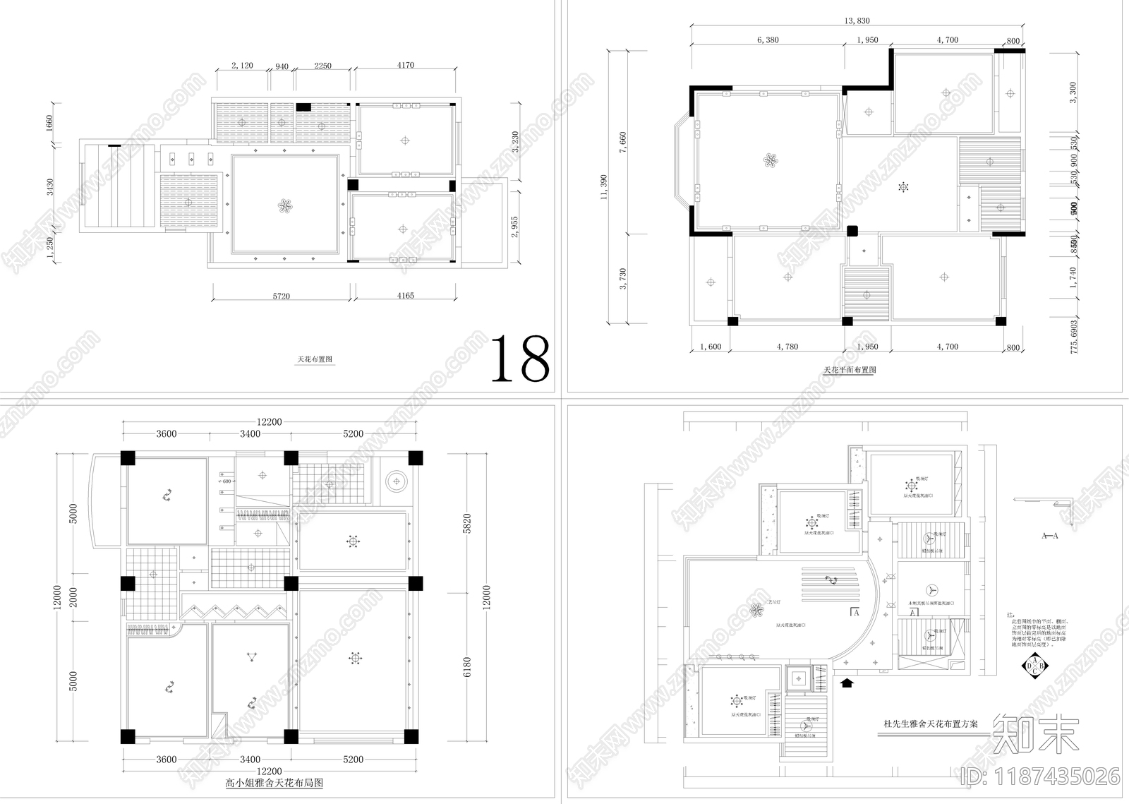 其他家装空间施工图下载【ID:1187435026】