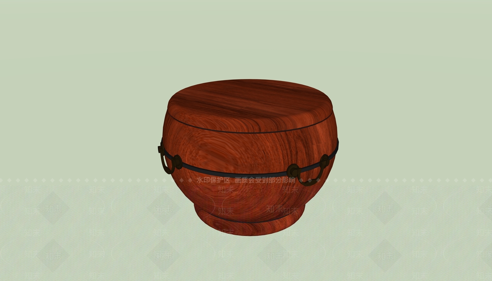 中式其他凳子SU模型下载【ID:1187438819】