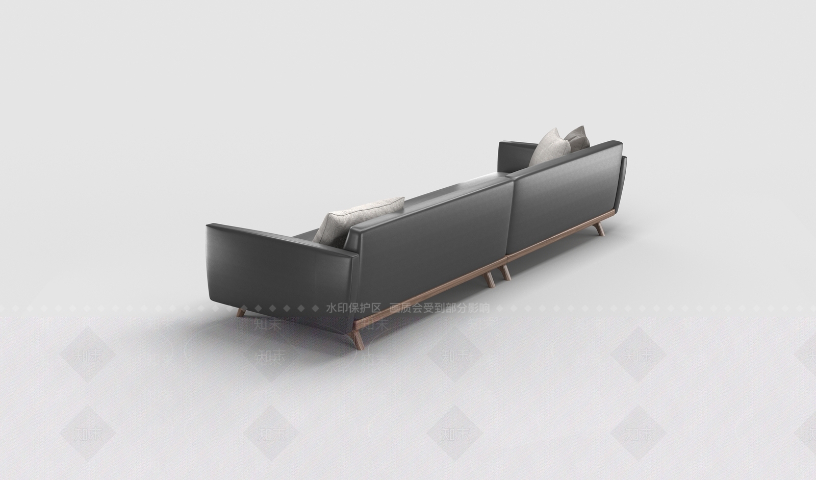 现代意式三人沙发3D模型下载【ID:1187452709】