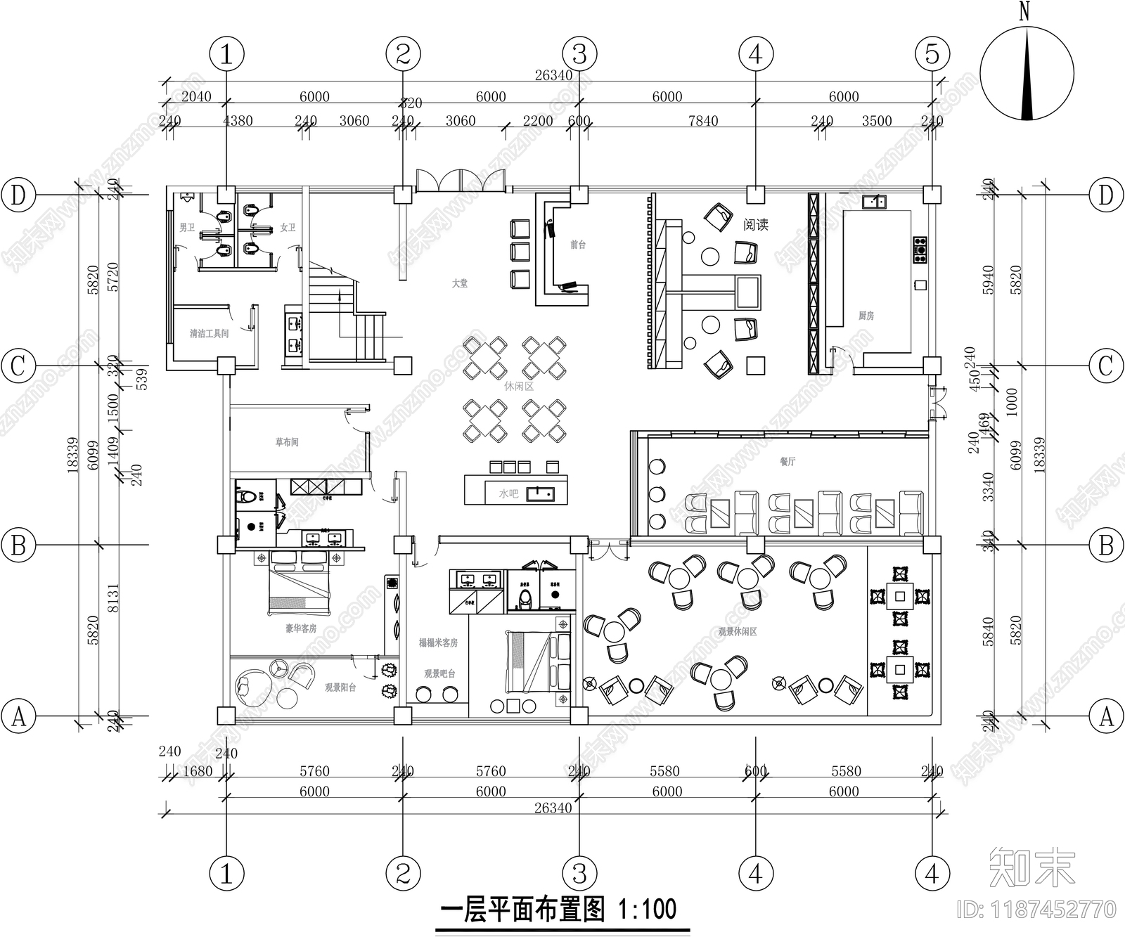 民宿施工图下载【ID:1187452770】