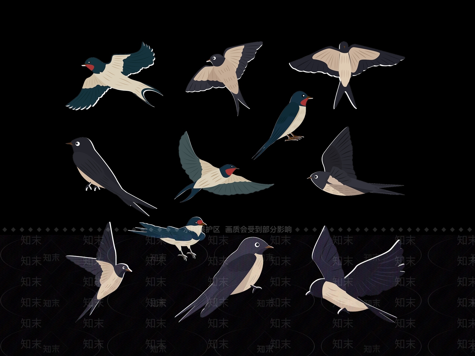 飞行类动物3D模型下载【ID:1187456572】