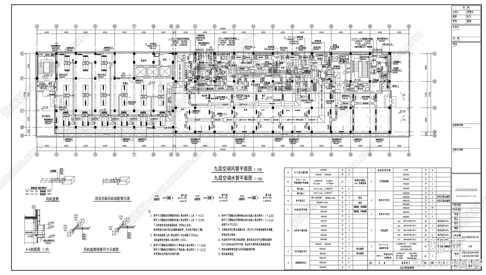 暖通图施工图下载【ID:1187456786】