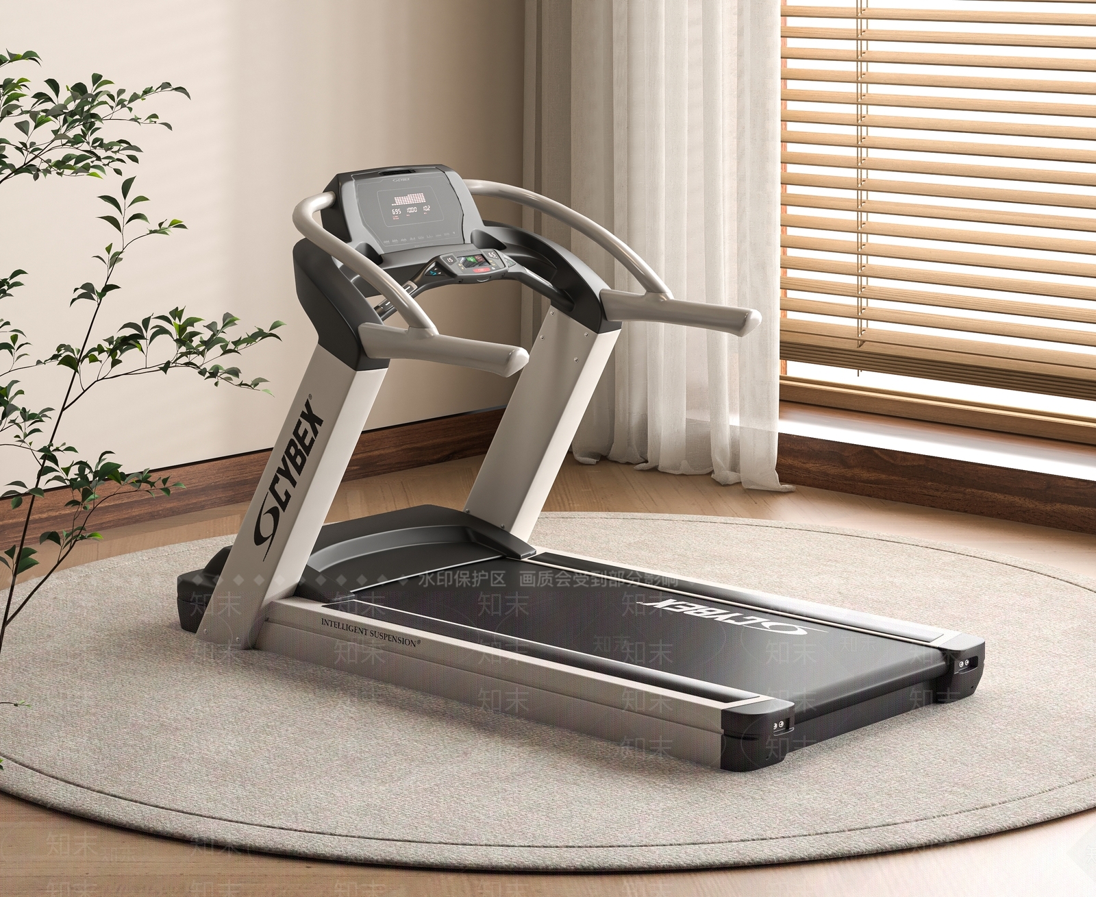 跑步机SU模型下载【ID:1187456846】