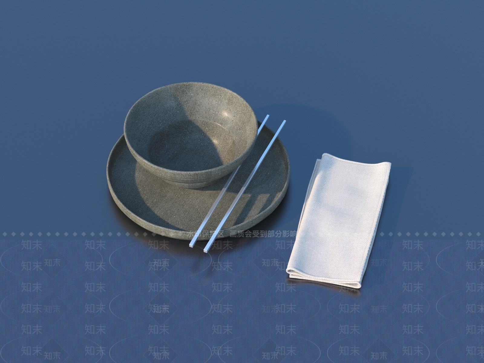 餐具3D模型下载【ID:1187461168】
