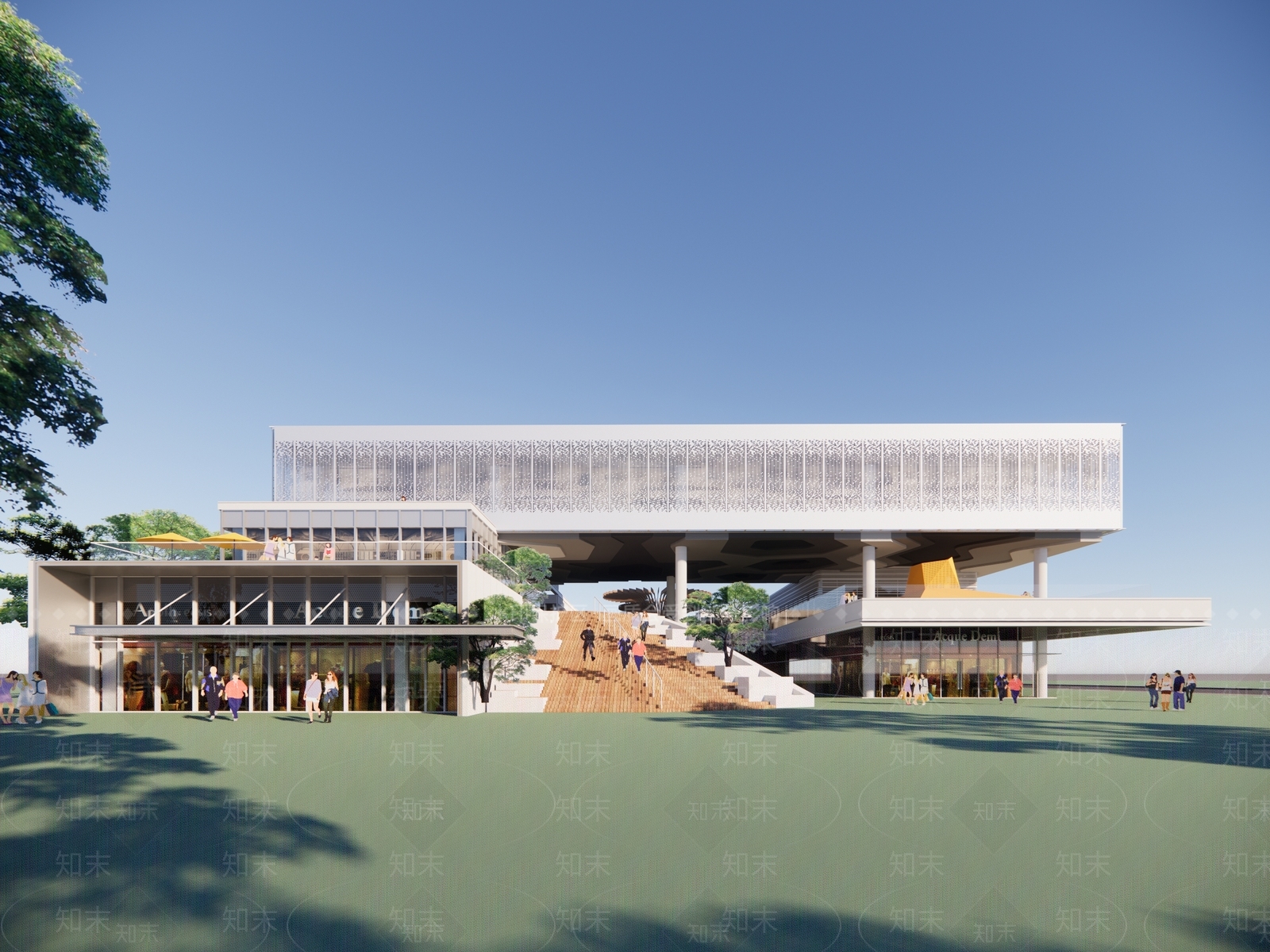 现代小公建SU模型下载【ID:1187463376】