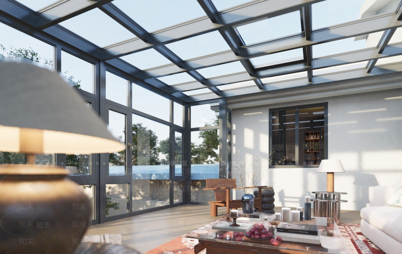 现代新中式小公建SU模型下载【ID:1187470867】