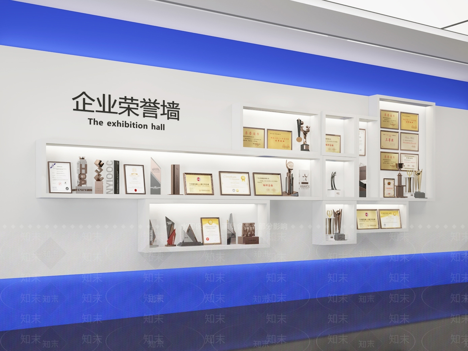 现代文化墙SU模型下载【ID:1187470803】