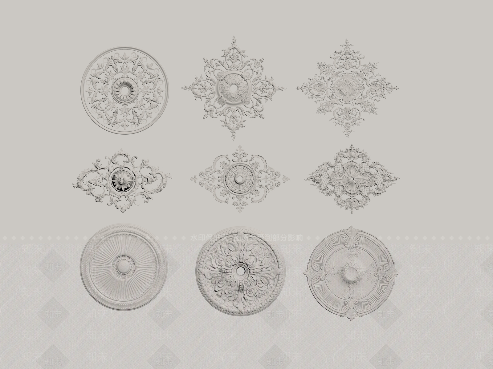 雕花SU模型下载【ID:1187472437】