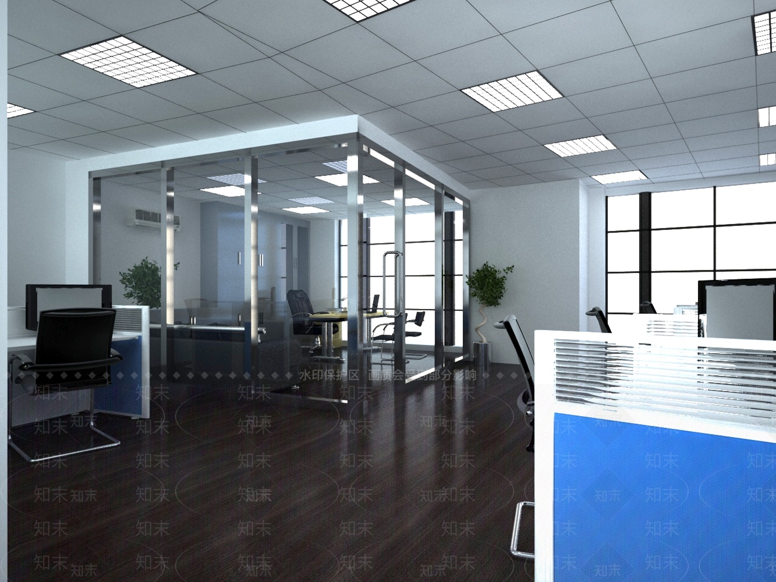 现代其他办公空间3D模型下载【ID:1187474628】