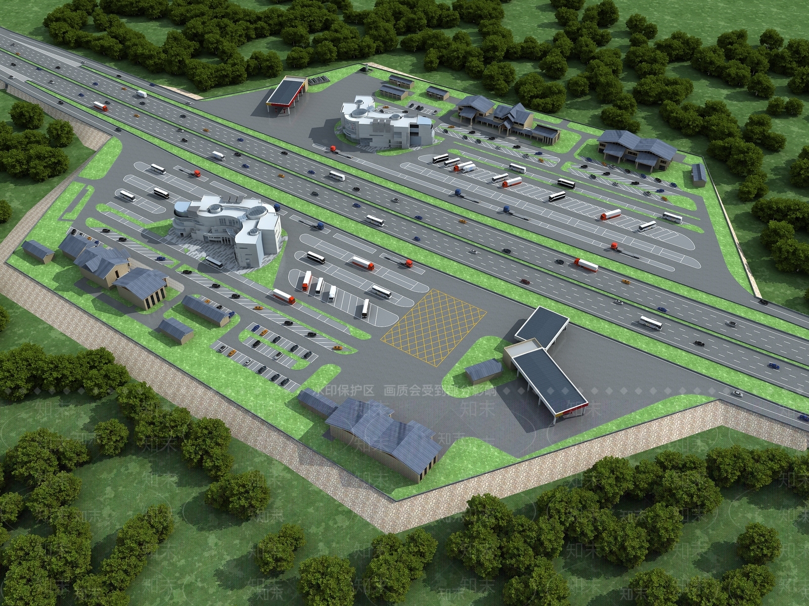 现代其他公共建筑3D模型下载【ID:1187475393】