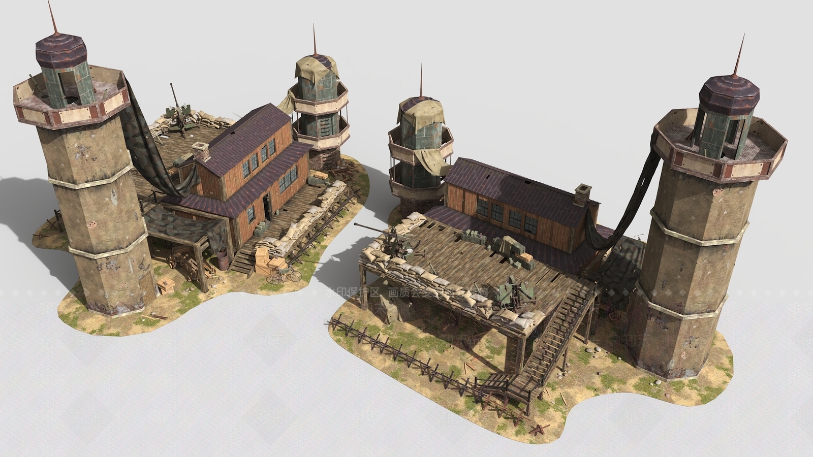 现代艺术风格建筑3D模型下载【ID:1187500086】