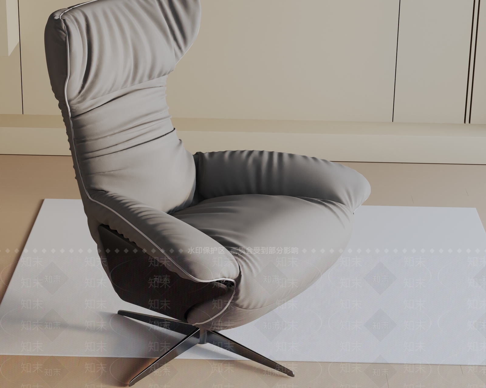 现代办公椅3D模型下载【ID:1187500882】