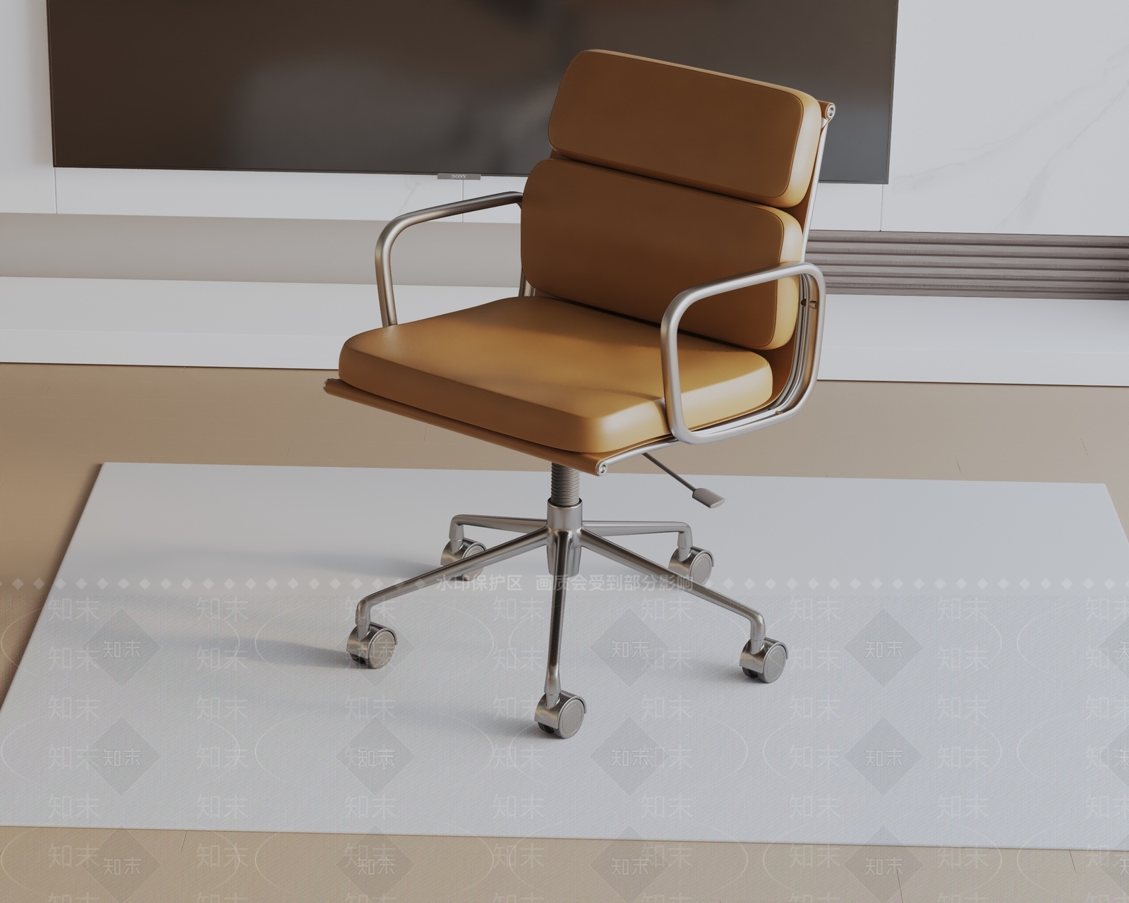 现代办公椅3D模型下载【ID:1187501300】