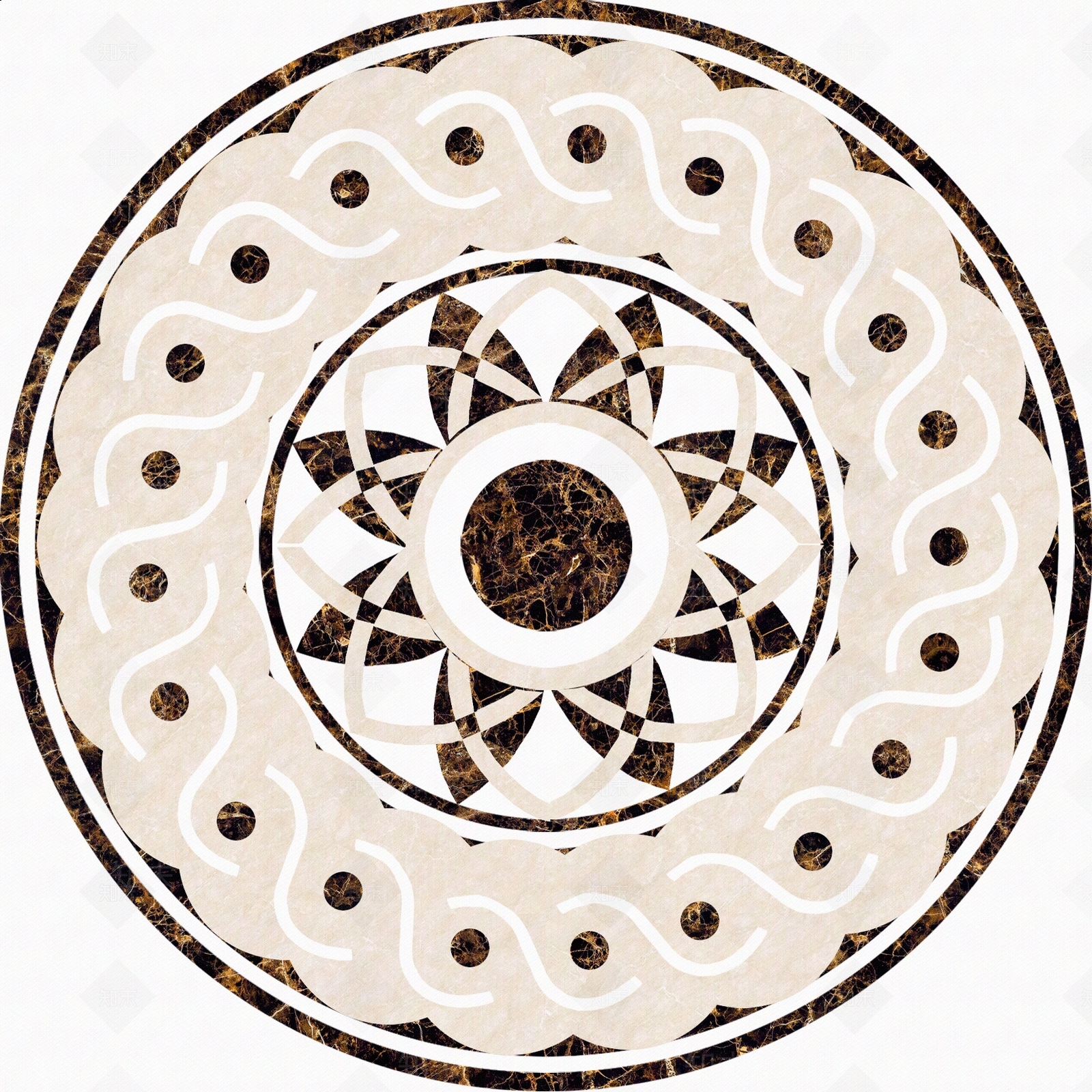 美式欧式圆形拼花贴图下载【ID:1187501791】