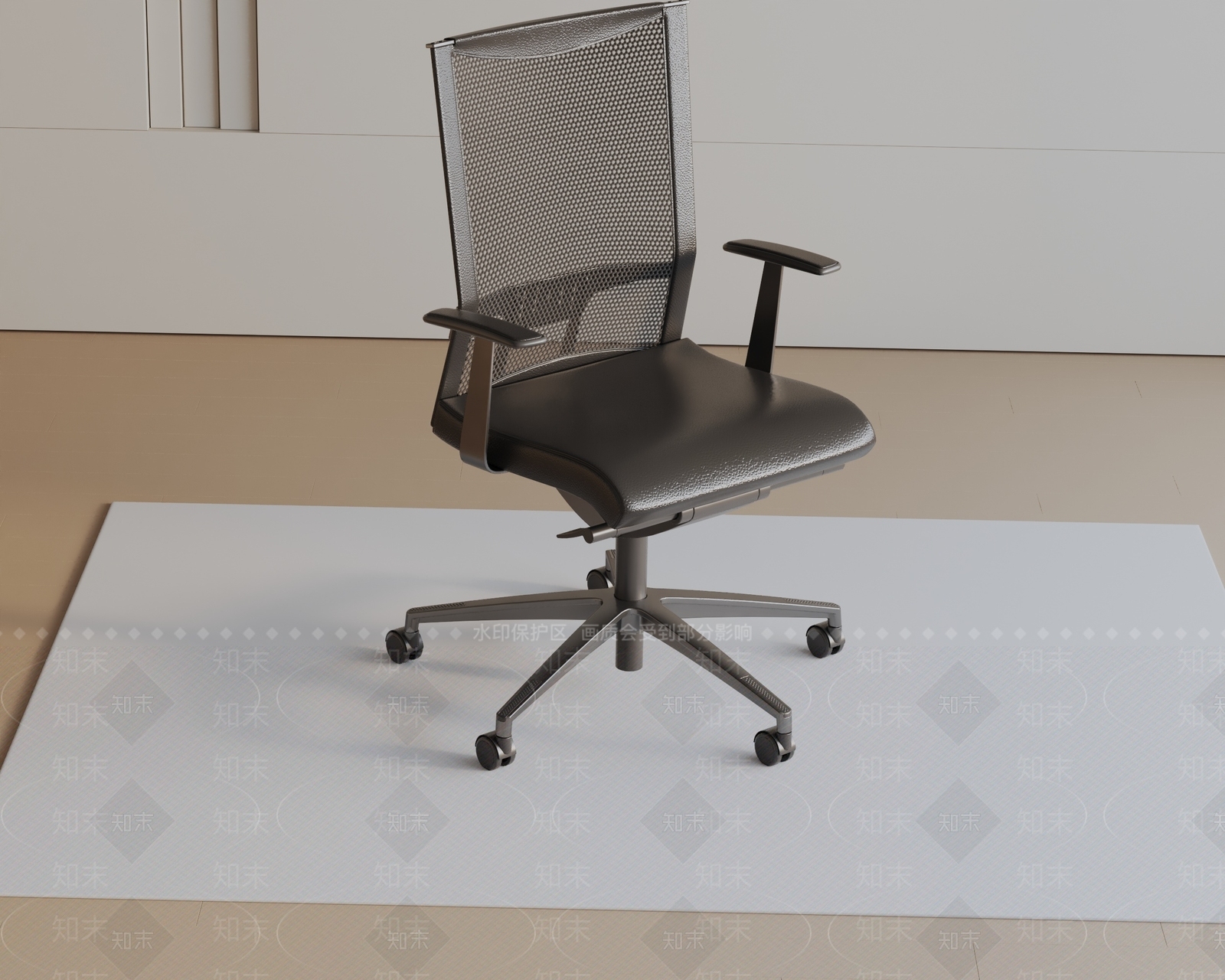 现代办公椅3D模型下载【ID:1187512793】