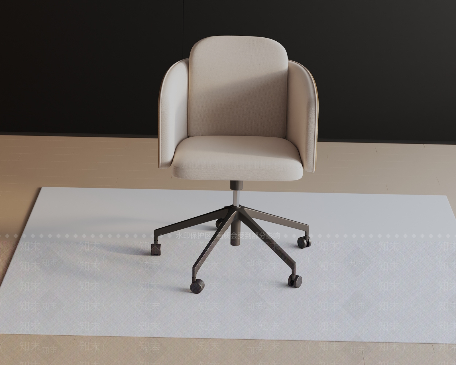 现代办公椅3D模型下载【ID:1187515865】
