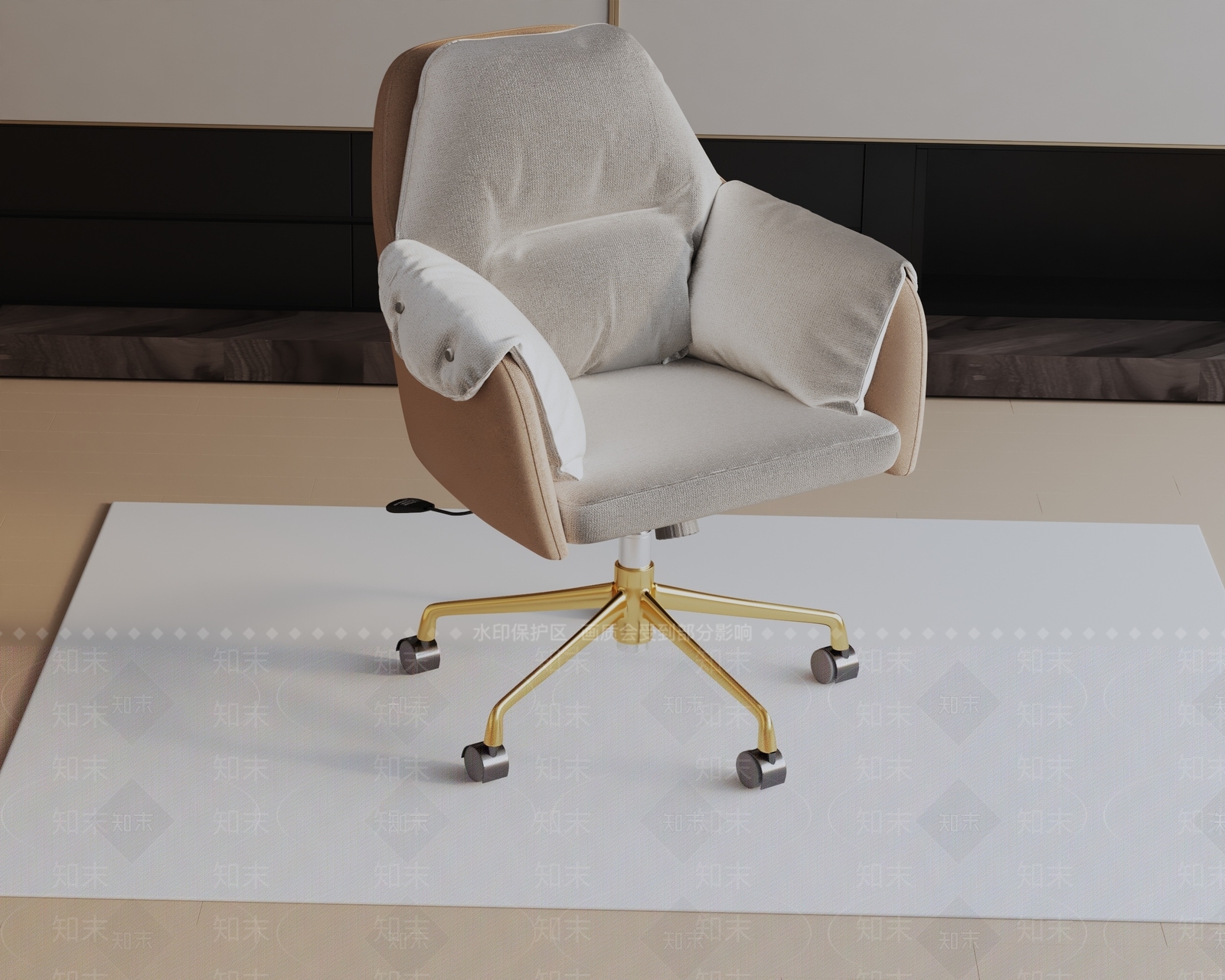 现代办公椅3D模型下载【ID:1187518708】